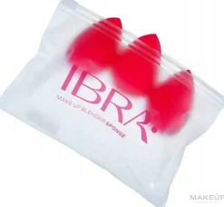Set mit Makeup-Schwämmen, 3 Stück, rot