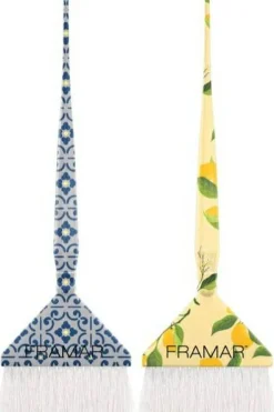 Set von Färbepinseln