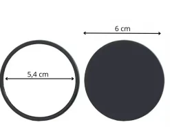 Spiegel CM-01, schwarz