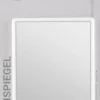 Taschenspiegel 8.5x6 cm weiß
