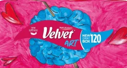 Taschentücher in Box „ART“, 3-lagig, 120 Stk., Herz