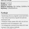 UV LED Lampe für Nägel, schwarz-weiß