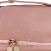 Weiche rosa Kosmetiktasche mit Organizer 418019 Öko-Leder