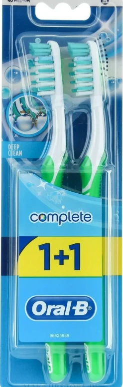 Zahnbürste 40 mittlere Härte, grün+grün