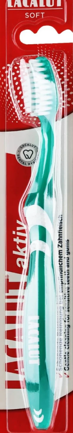 Zahnbürste Aktiv, mattgrün