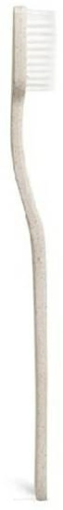 Zahnbürste biologisch abbaubar beige