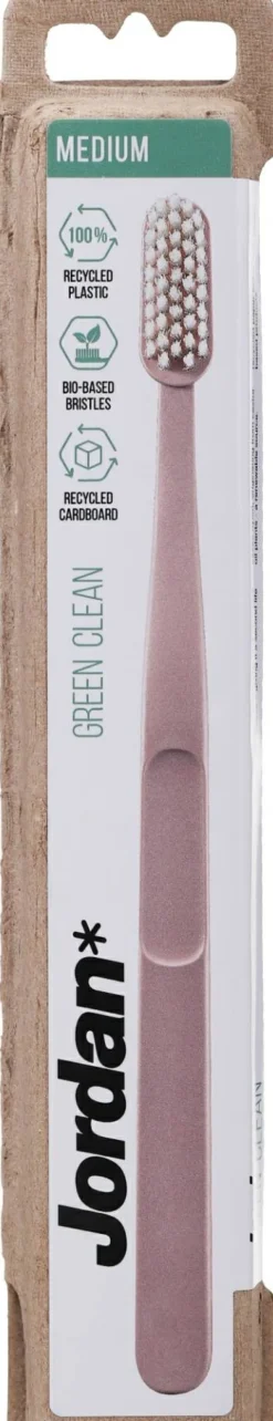 Zahnbürste mittel Green Clean puderrosa