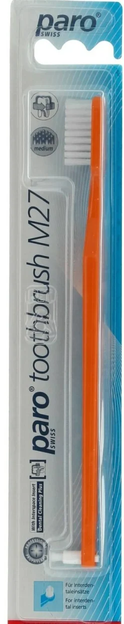 Zahnbürste mittel M27 orange