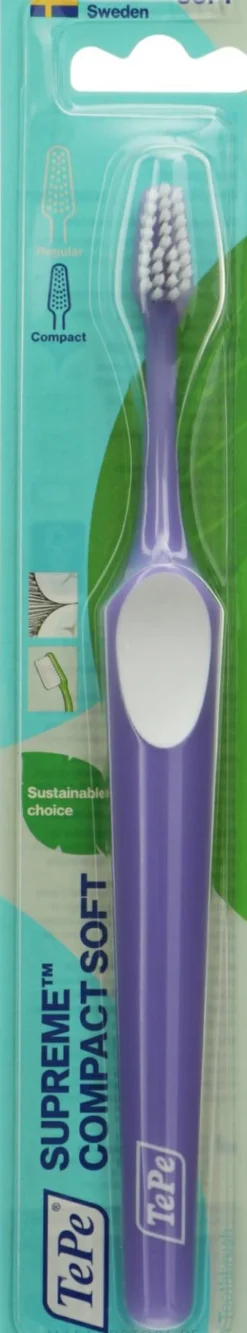 Zahnbürste Supreme Compact Soft weich violett