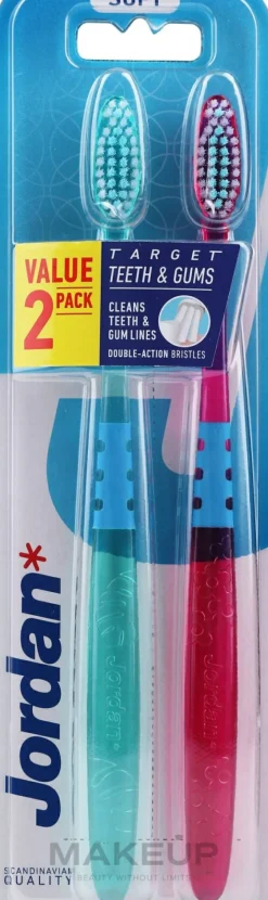 Zahnbürste weich Target Teeth & Gums violett, grün 2 St.