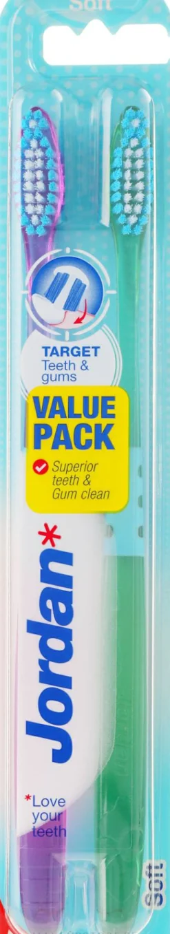 Zahnbürste weich Target Teeth & Gums violett, grün 2 St.
